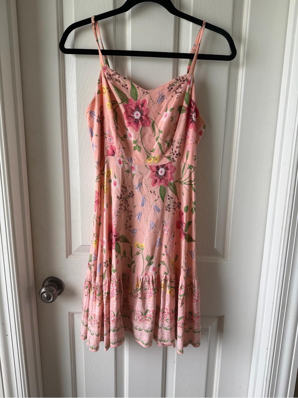 Old Navy Pink Floral Slip Mini Dress